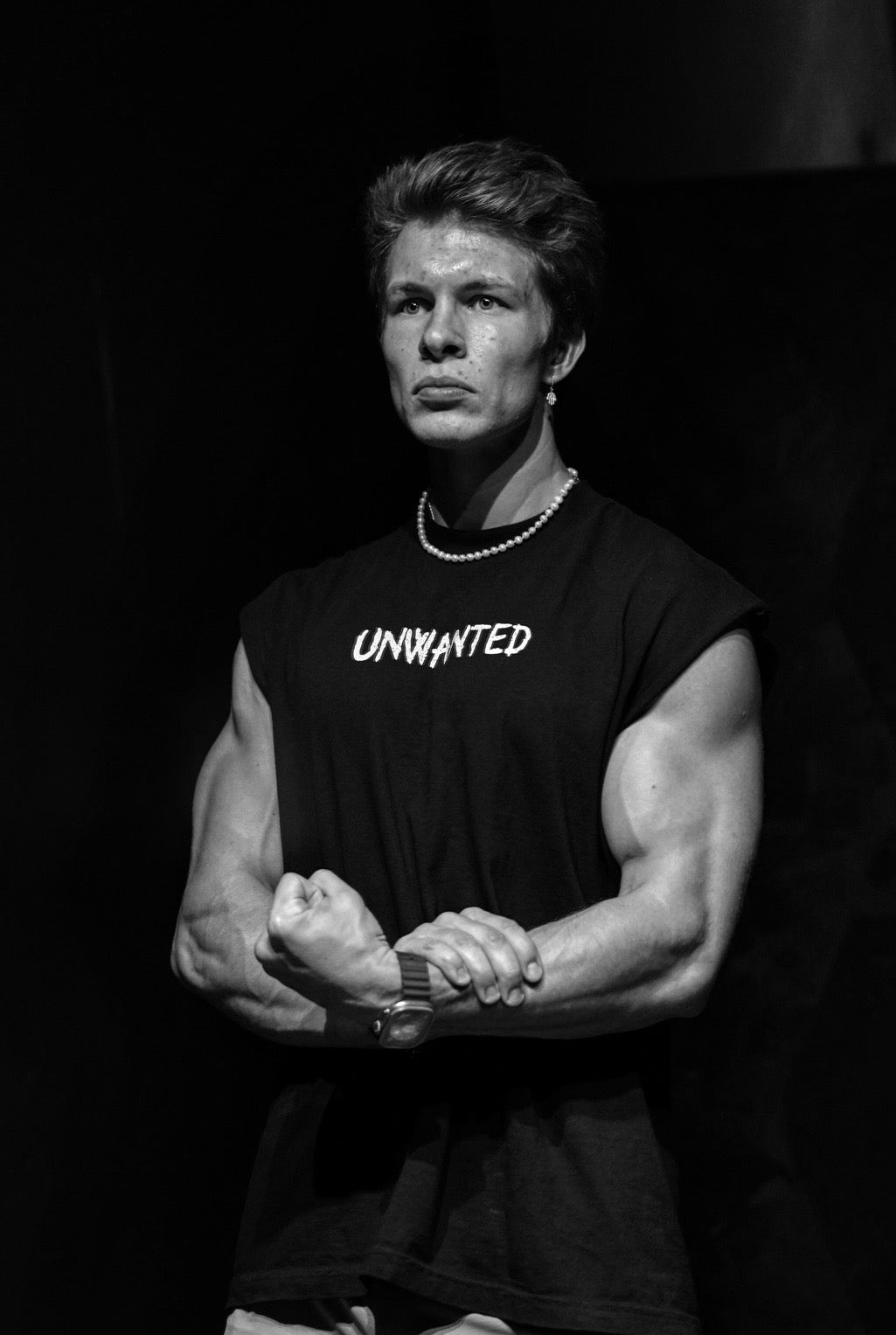 Black - Unwanted But Loved Cut off T-shirt